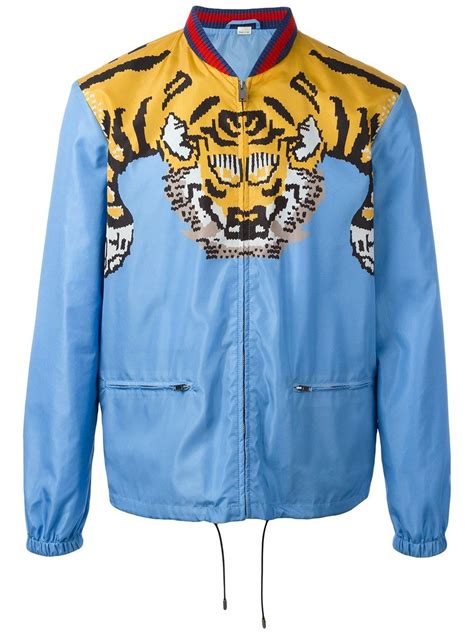 gucci bomber jacket tropical|Gucci bomber jacket tiger.